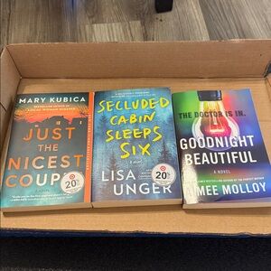 Set of Three Mystery Novels